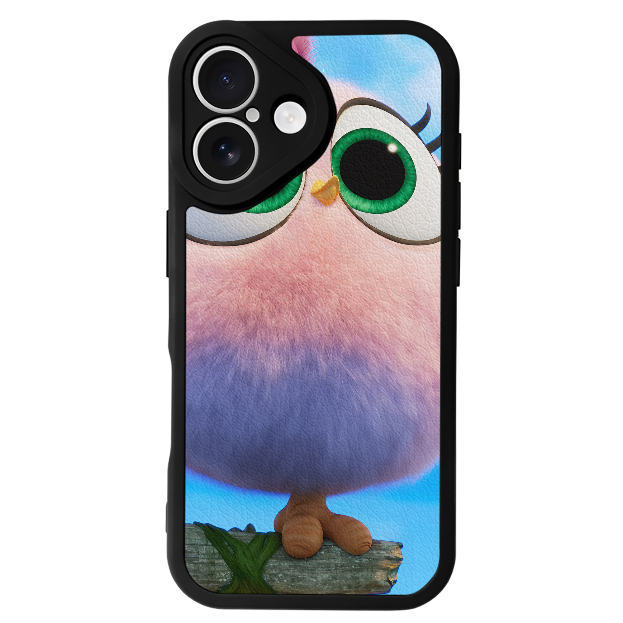（画像用） Angry Birds アングリーバード 【iPhone 16シリーズ対応】シリコンスマホケース（レザー調） 材質：シリコン
